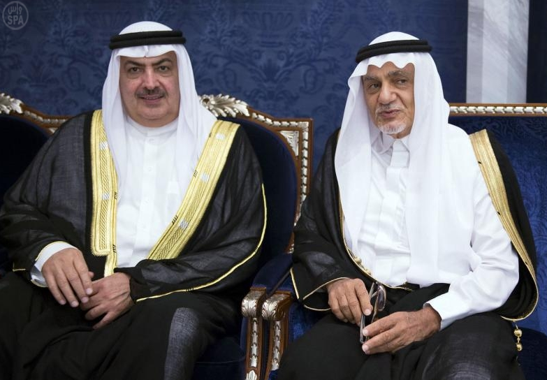 turki al faisal Crown Prince receives Prime Minister of the Kingdom of Bahrain