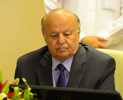 Yemen's exiled President Hadi in Saudi Arabia.