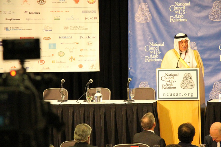 HRH Prince Turki al Faisal - SUSTG Photo by Lucien Zeigler