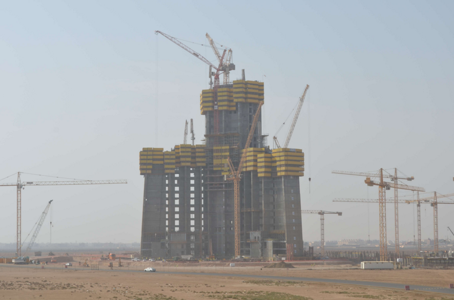 Kingdom Tower Jeddah progress