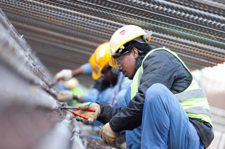 Bechtel workers in Saudi Arabia.