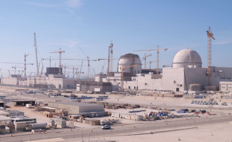 The UAE's nuclear power plant, under construction.