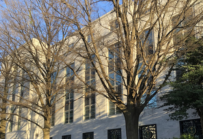 The Saudi Embassy in Washington.