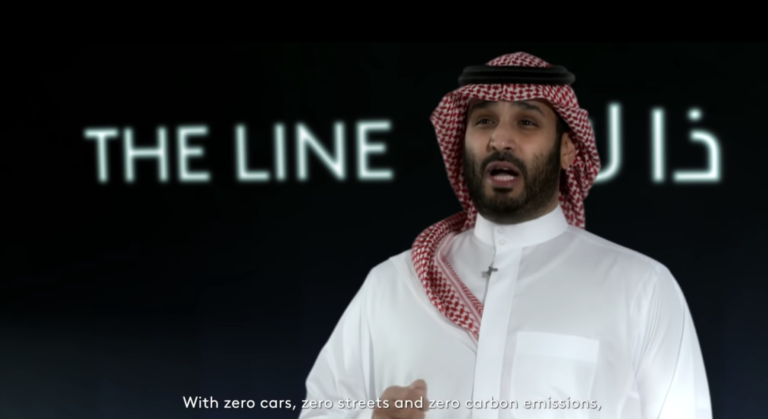 Crown Prince Mohammed bin Salman launches "The Line."